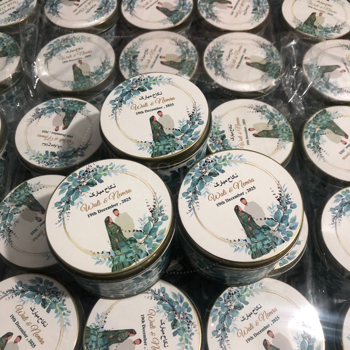 Elegant Nikah Bid Tin Box for Wedding β TFB 023