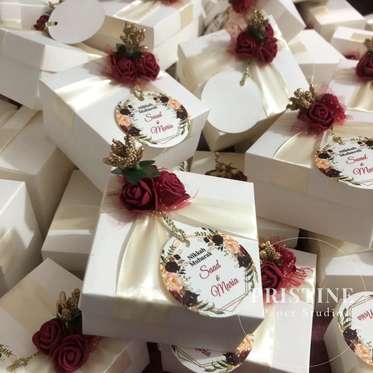 BB 044 — Personalized Floral Nikkah Bid Box