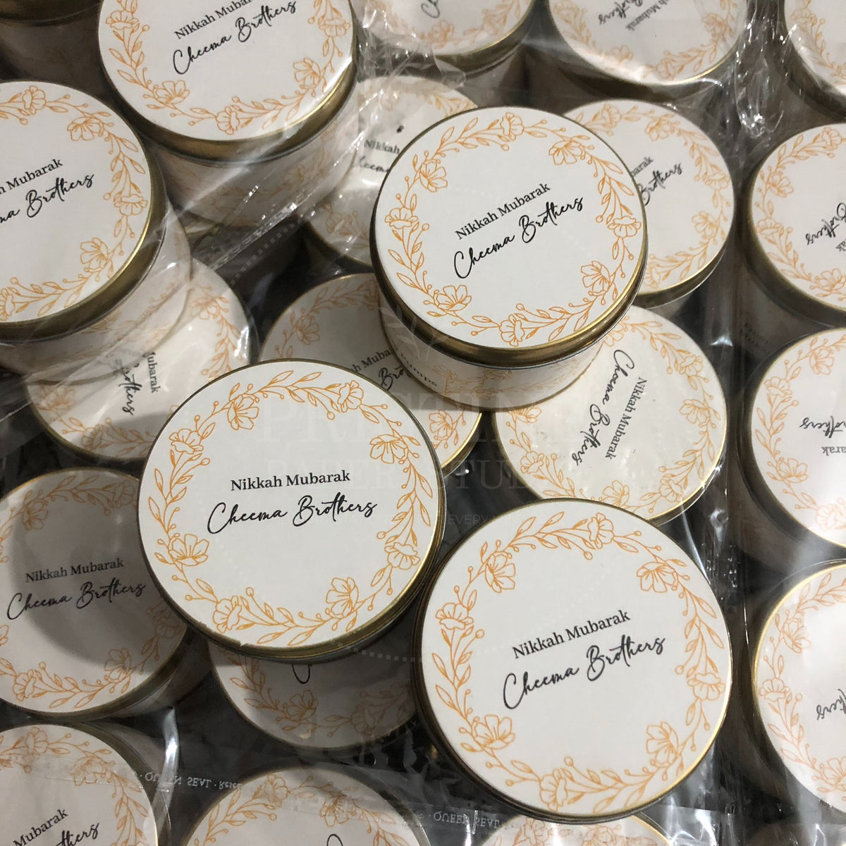 Luxury Wedding Favor Nikkah Tin Box β TFB 014