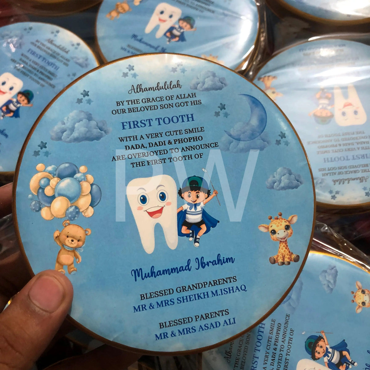 Baby Boy Birth Announcement Box | BB-101