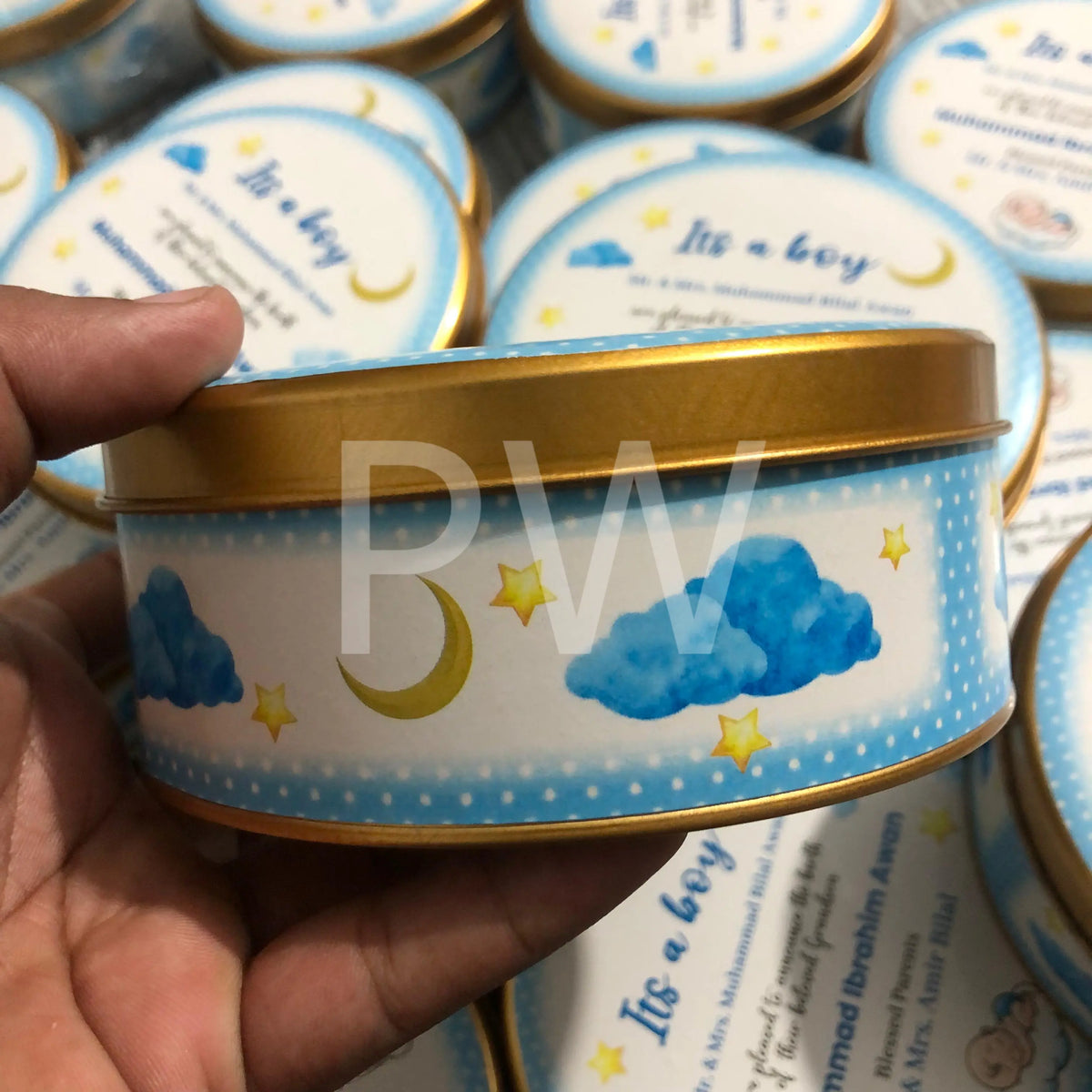 Baby Boy Birth Announcement Box | BB-106