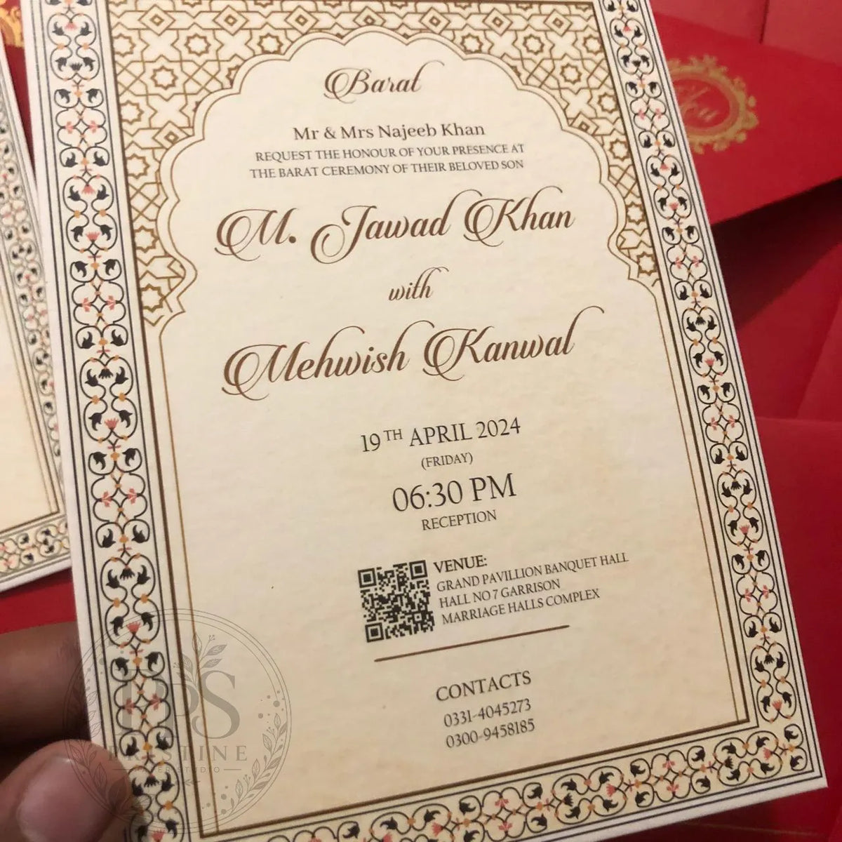 WC - 005 — Minimalist Wedding Invitation