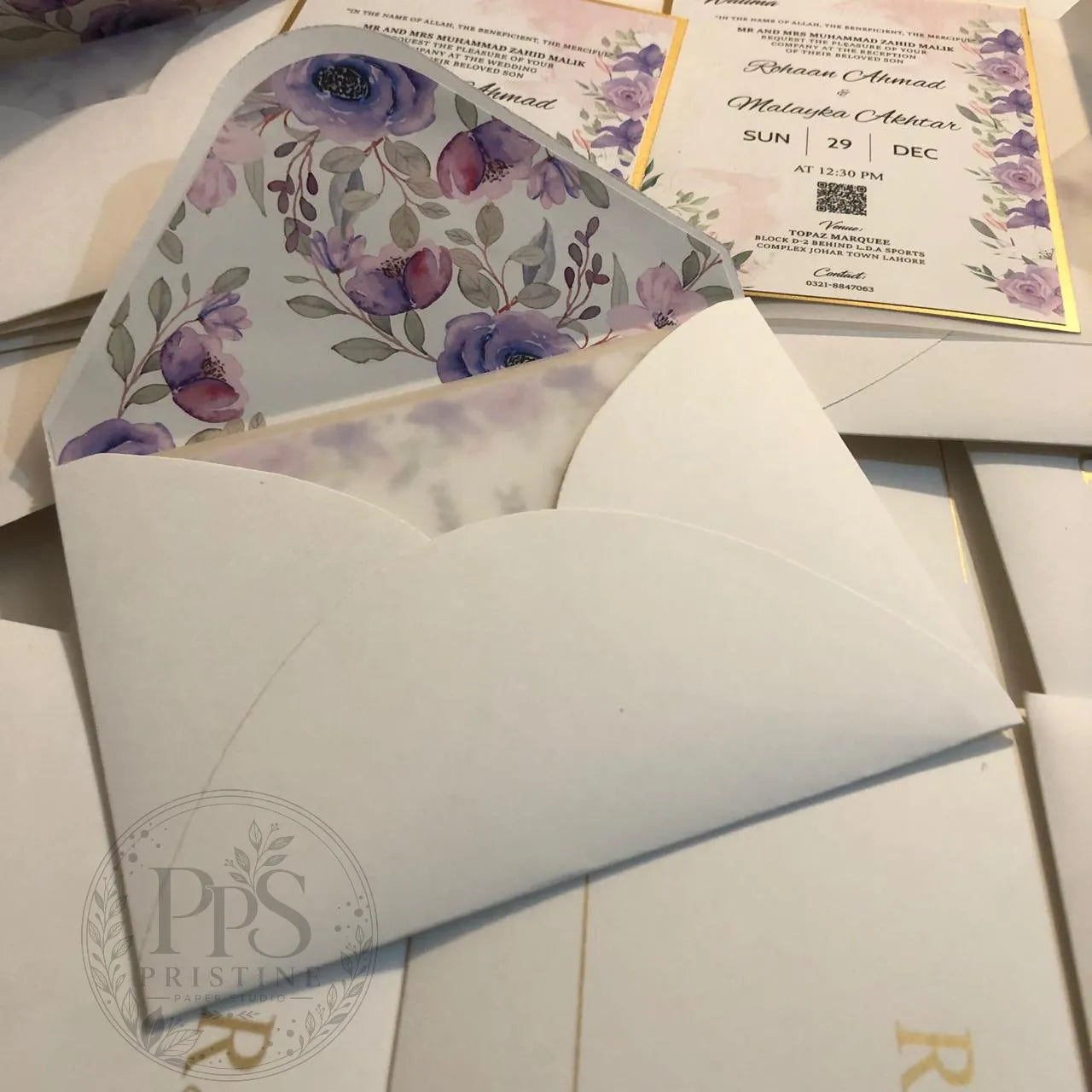 WC - 009 — Pastel Wedding Invitation