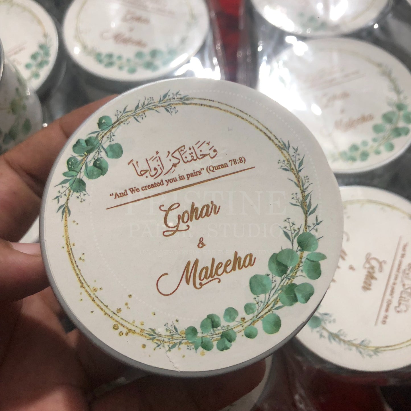 Premium Personalized Nikkah Favor Box – TFB 016