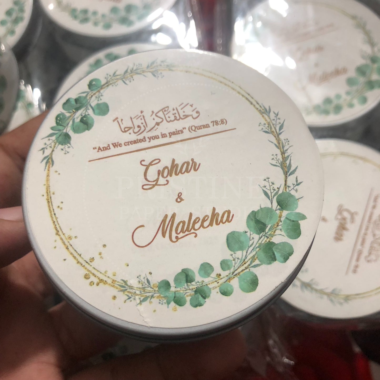 Premium Personalized Nikkah Favor Box – TFB 016