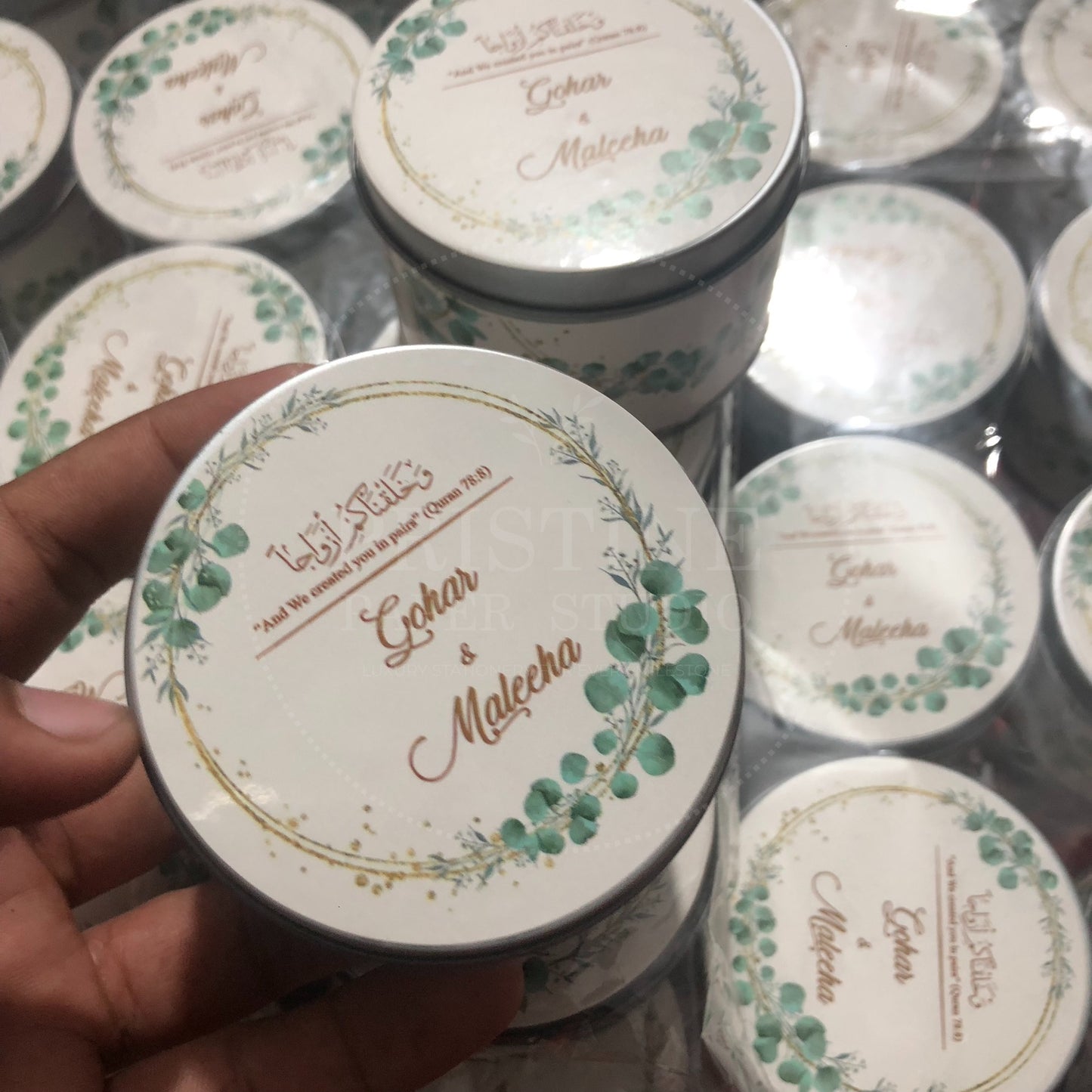 Premium Personalized Nikkah Favor Box – TFB 016