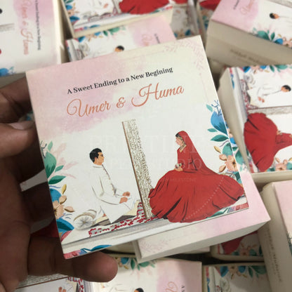 BB 011 — Elegant Nikkah Bid Box Wedding Favor