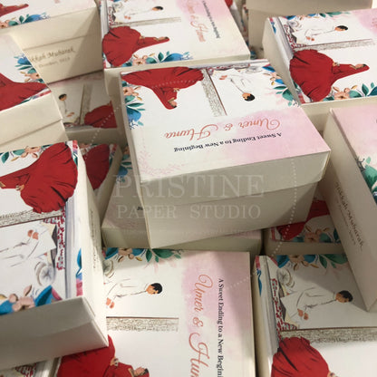 BB 011 — Elegant Nikkah Bid Box Wedding Favor