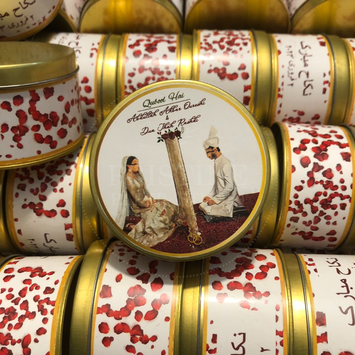 Minimal Nikkah Tin Box for Wedding – TFB 012