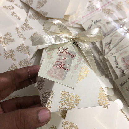 BB 030 — Personalized Wedding Favor Bid Box