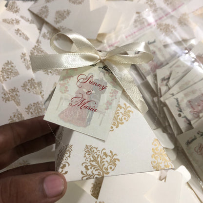 BB 030 — Personalized Wedding Favor Bid Box