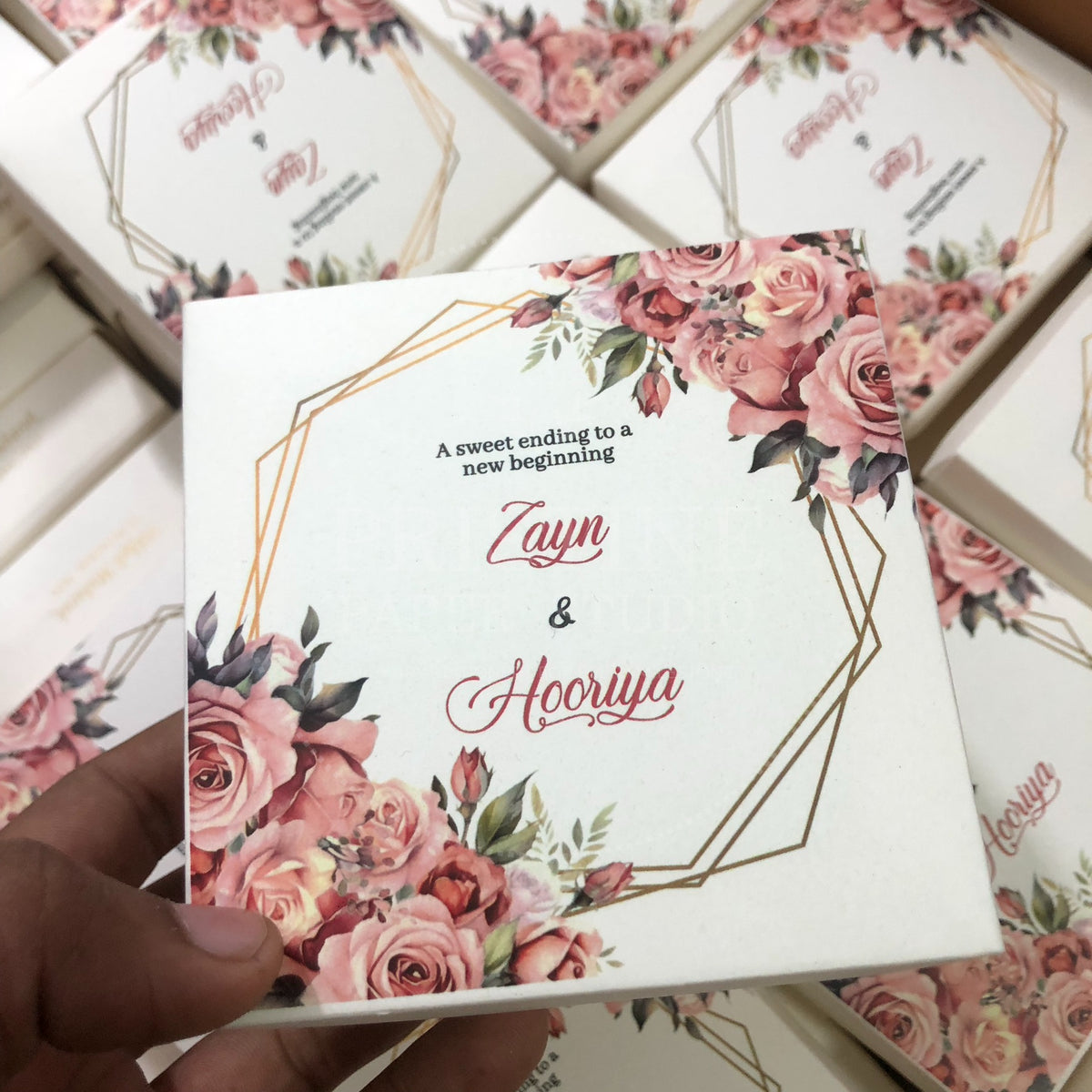 BB 010 — Beautiful Customized Nikkah Bid Box