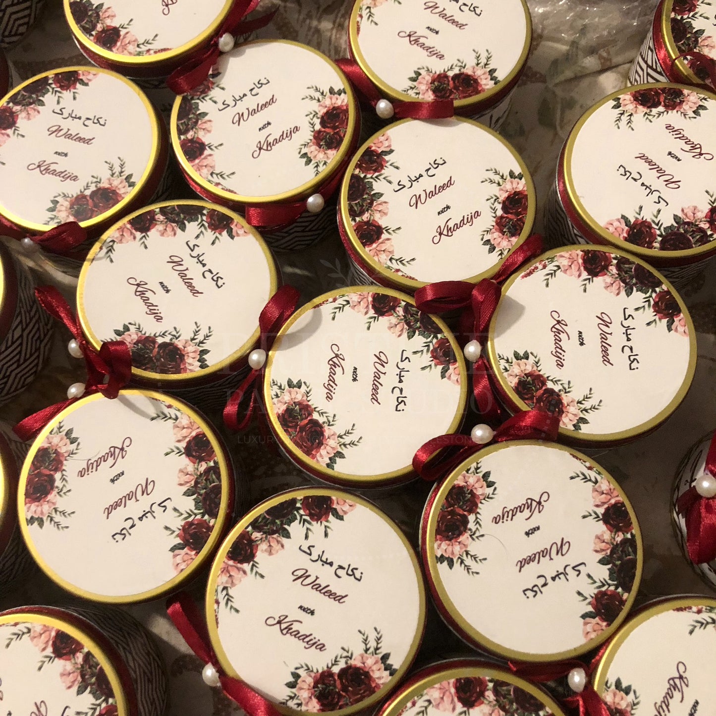 Traditional Nikkah Tin Box Wedding Favor – TFB 008