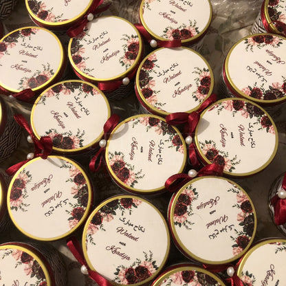Traditional Nikkah Tin Box Wedding Favor – TFB 008