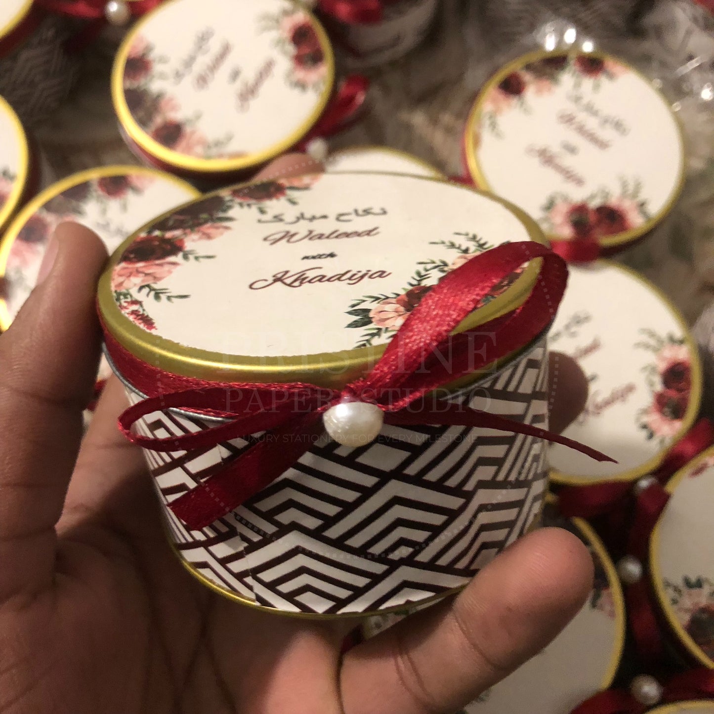 Premium Personalized Nikkah Favor Box – TFB 017