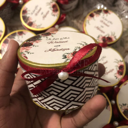 Premium Personalized Nikkah Favor Box – TFB 017