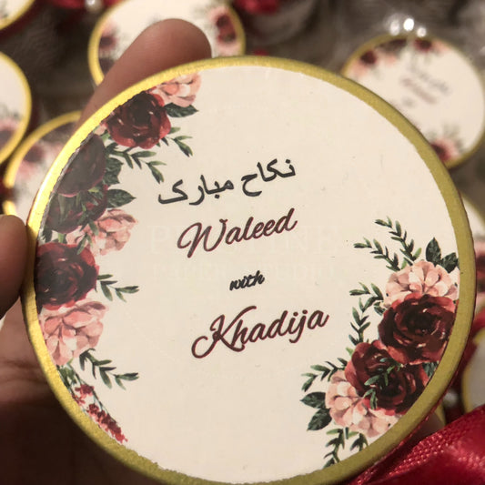 Premium Personalized Nikkah Favor Box – TFB 017