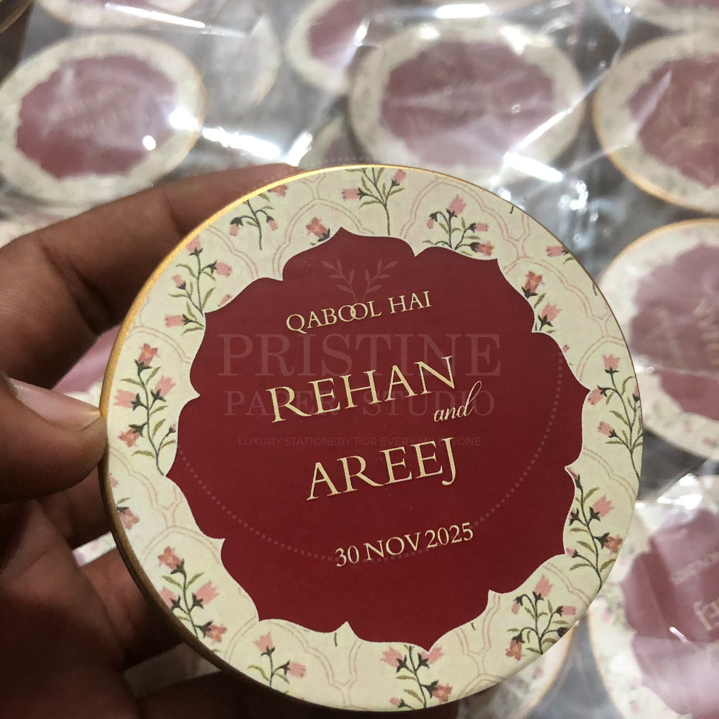 Elegant Nikkah Tin Box for Wedding Favors – TFB 003