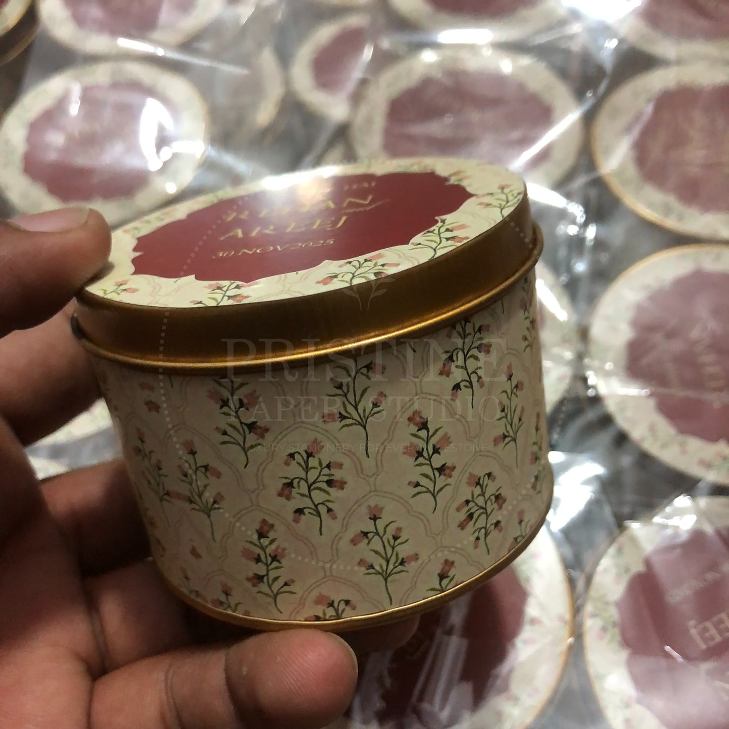 Elegant Nikkah Tin Box for Wedding Favors – TFB 003