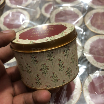 Elegant Nikkah Tin Box for Wedding Favors – TFB 003