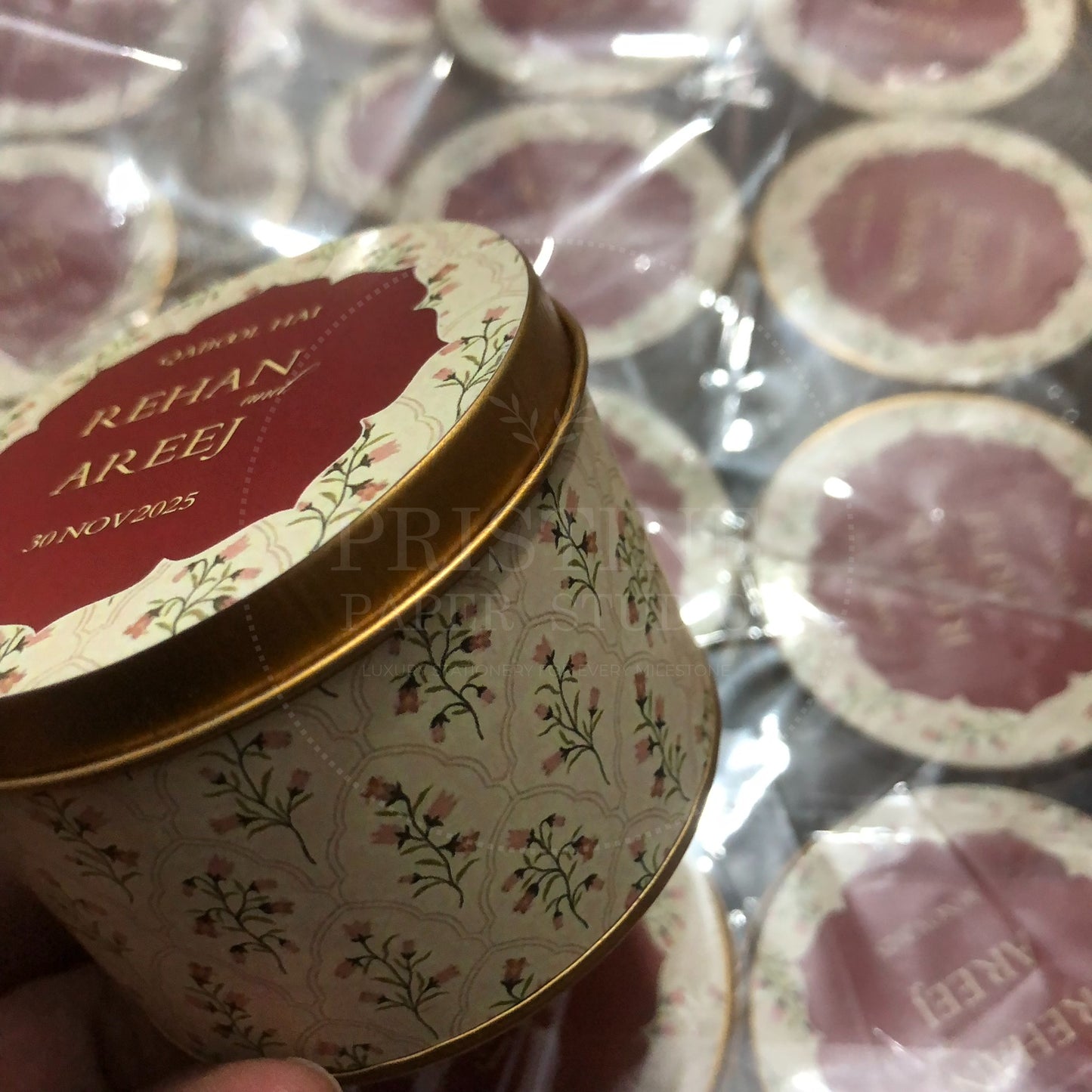 Elegant Nikkah Tin Box for Wedding Favors – TFB 003