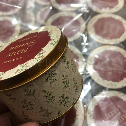 Elegant Nikkah Tin Box for Wedding Favors – TFB 003