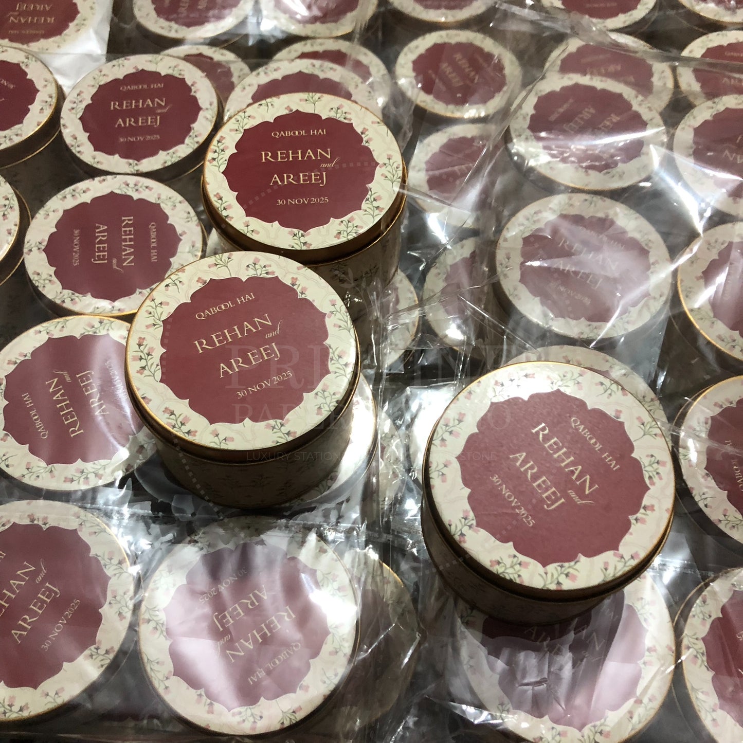 Elegant Nikkah Tin Box for Wedding Favors – TFB 003