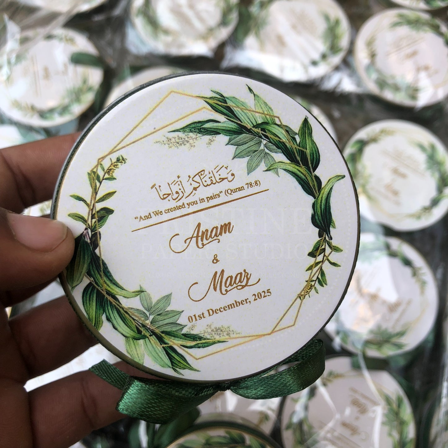 Classic Nikkah Tin Box for Wedding Favors – TFB 018