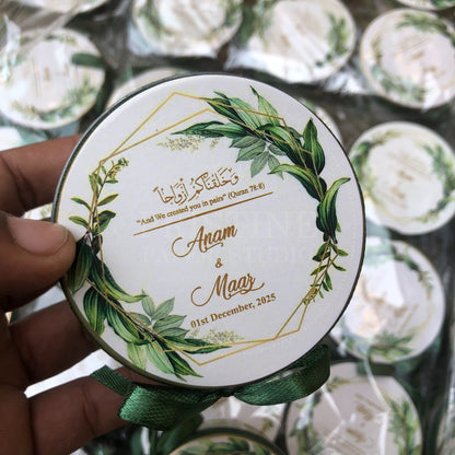 Classic Nikkah Tin Box for Wedding Favors – TFB 018
