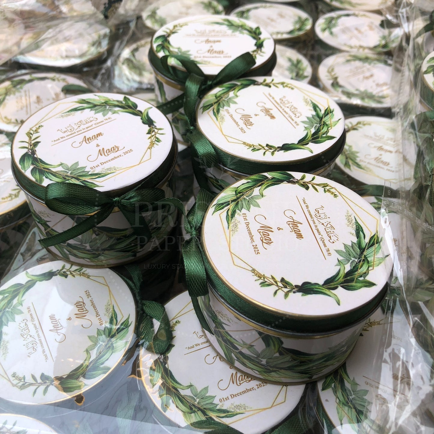 Classic Nikkah Tin Box for Wedding Favors – TFB 018