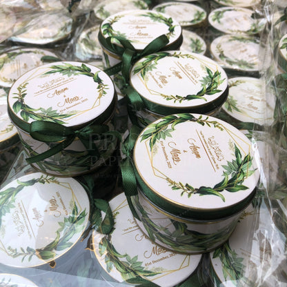 Classic Nikkah Tin Box for Wedding Favors – TFB 018
