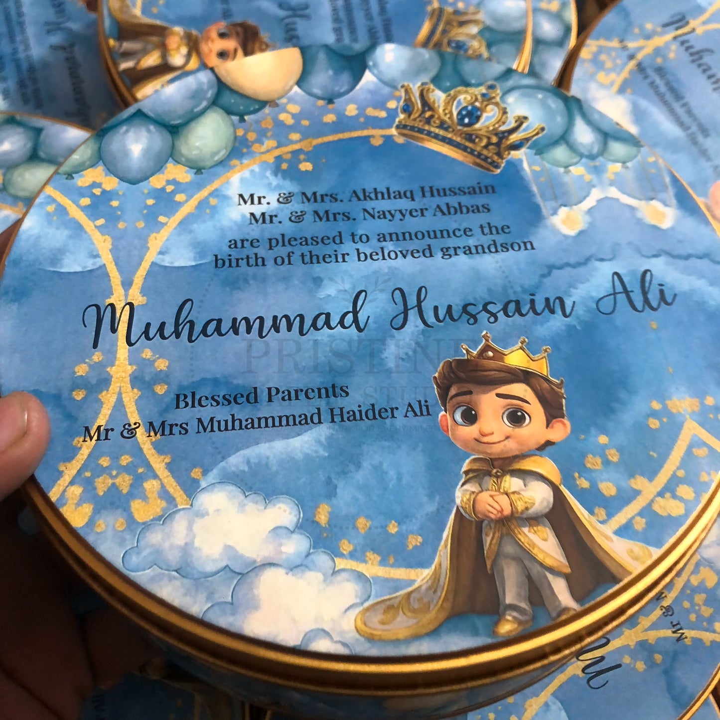 New Baby Boy Announcement Box | BB-125