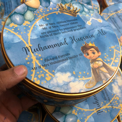 New Baby Boy Announcement Box | BB-125