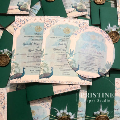 Customized Wedding Invitation Card (5×7 inches) | WI-003