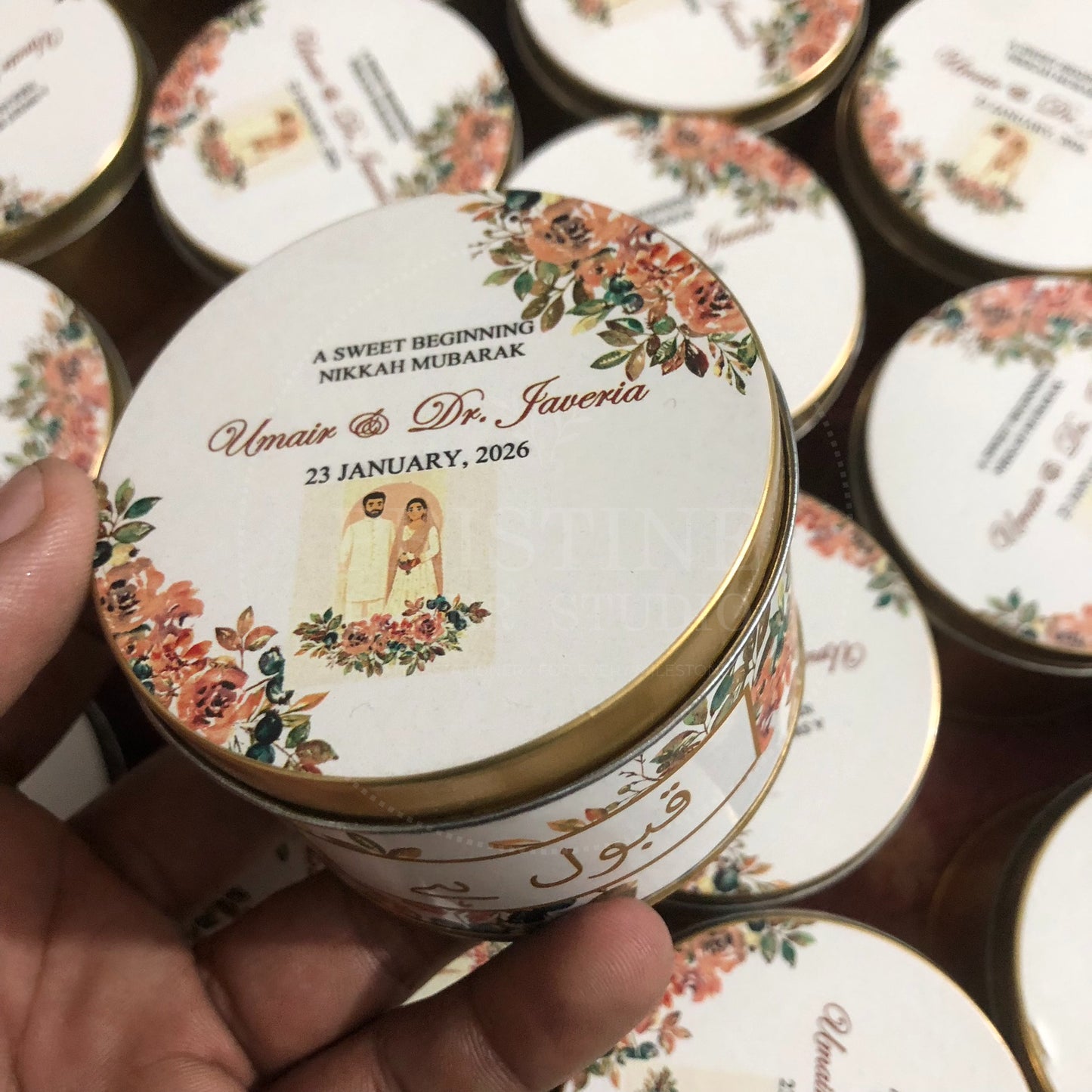 Premium Wedding Nikah Tin Box – TFB 024
