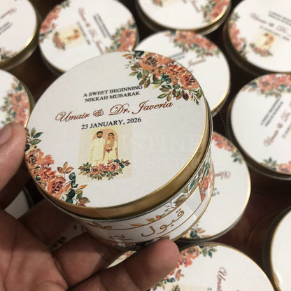 Premium Wedding Nikah Tin Box – TFB 024