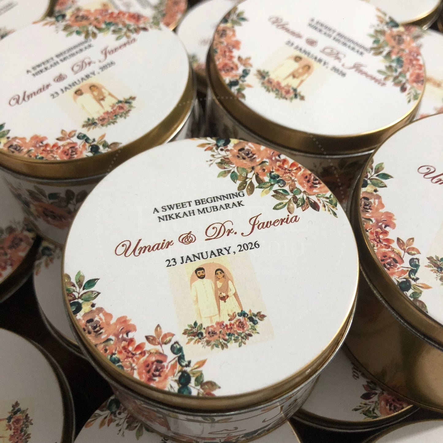 Premium Wedding Nikah Tin Box – TFB 024
