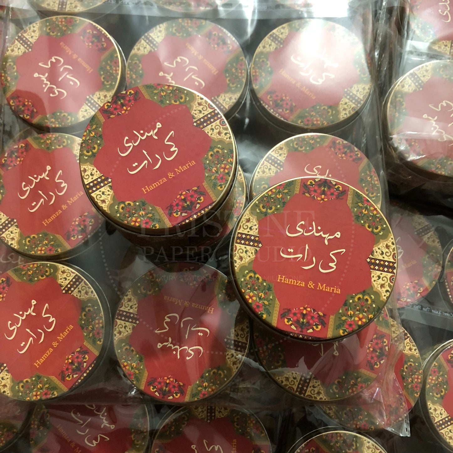 Premium Mehndi Wedding Tin Box – TFB 030