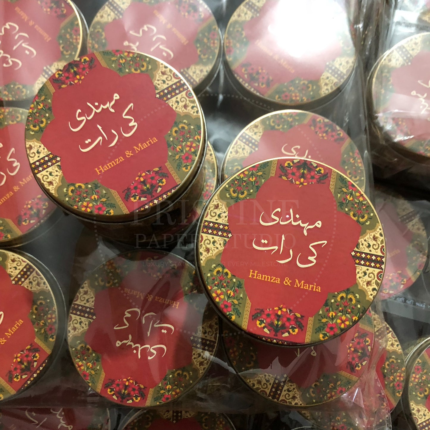 Premium Mehndi Wedding Tin Box – TFB 030