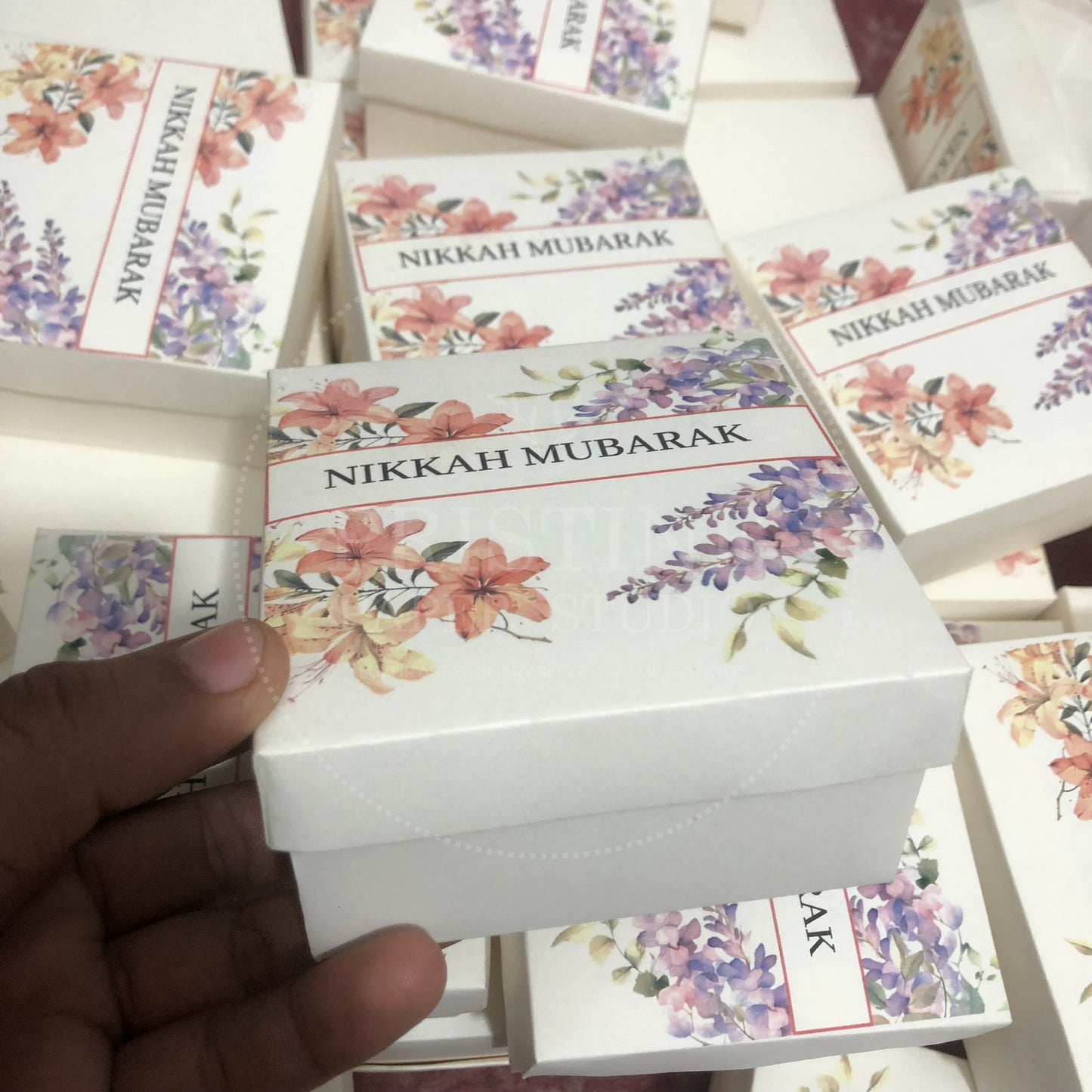 BB 001 — Elegant Nikkah Bid Box for Wedding
