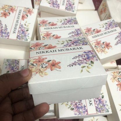 BB 001 — Elegant Nikkah Bid Box for Wedding
