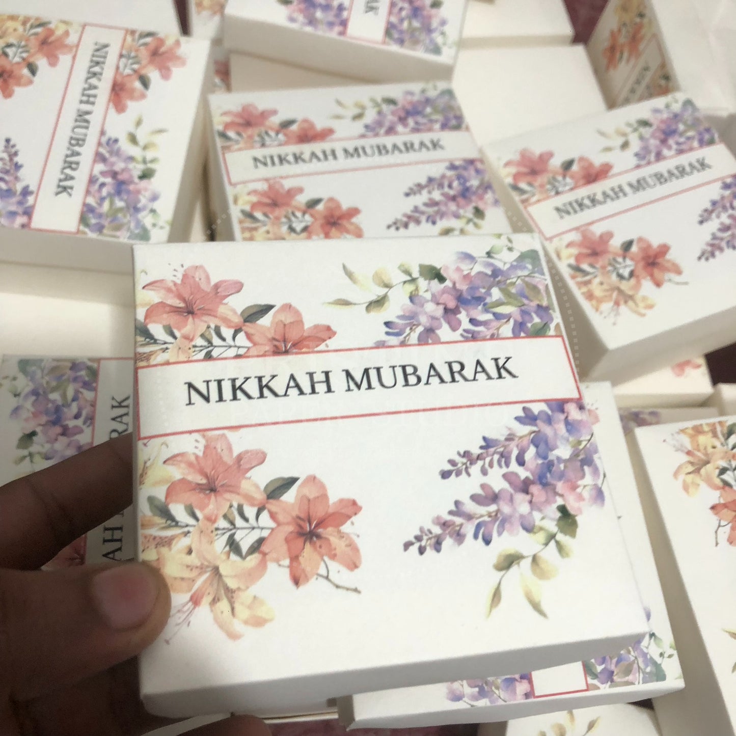 BB 001 — Elegant Nikkah Bid Box for Wedding