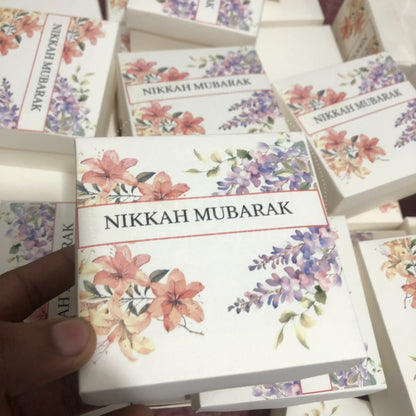 BB 001 — Elegant Nikkah Bid Box for Wedding