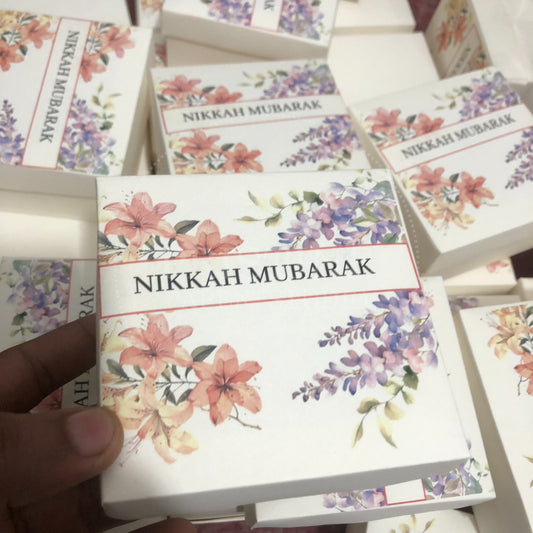 BB 001 — Elegant Nikkah Bid Box for Wedding
