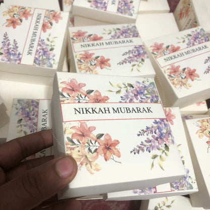 BB 001 — Elegant Nikkah Bid Box for Wedding