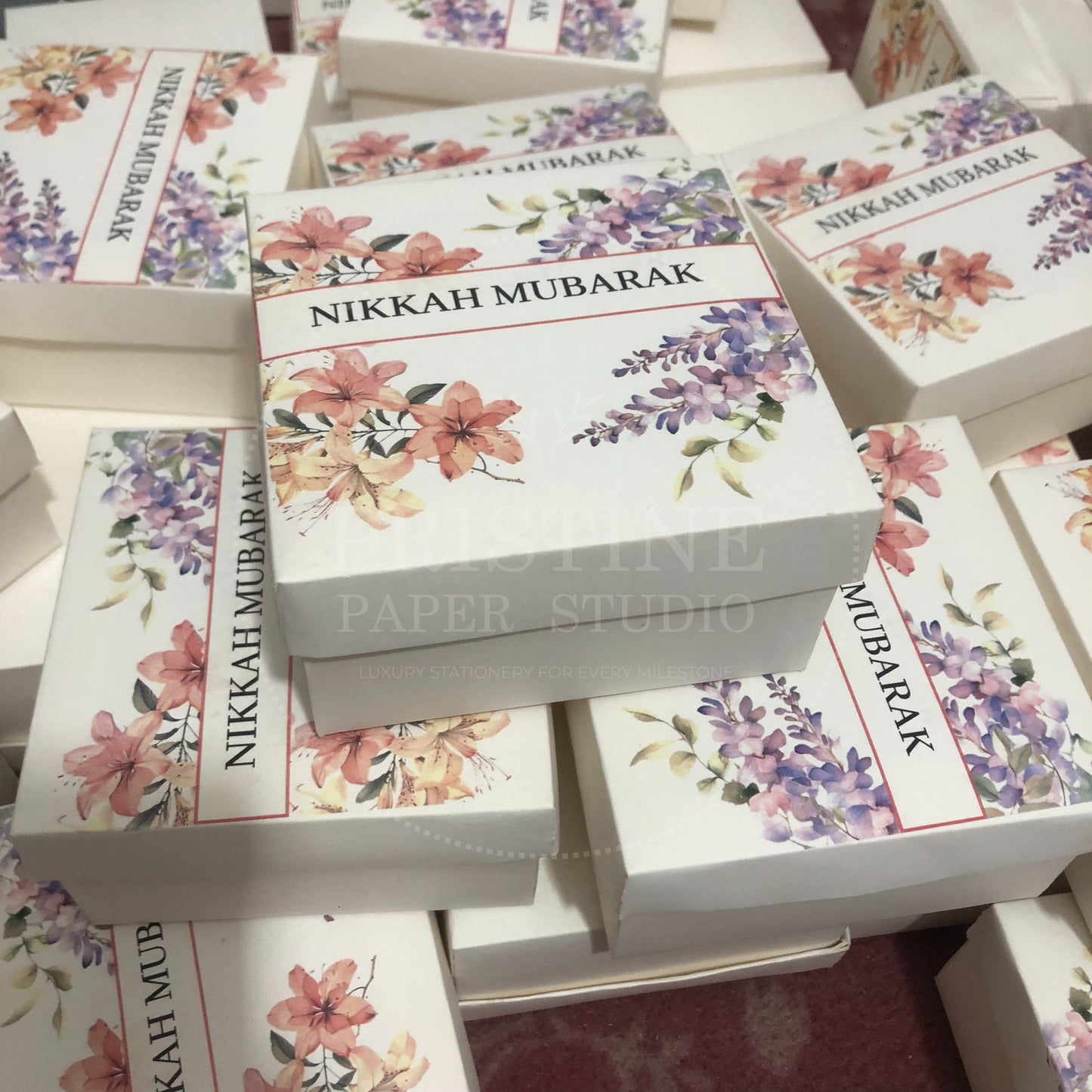 BB 001 — Elegant Nikkah Bid Box for Wedding