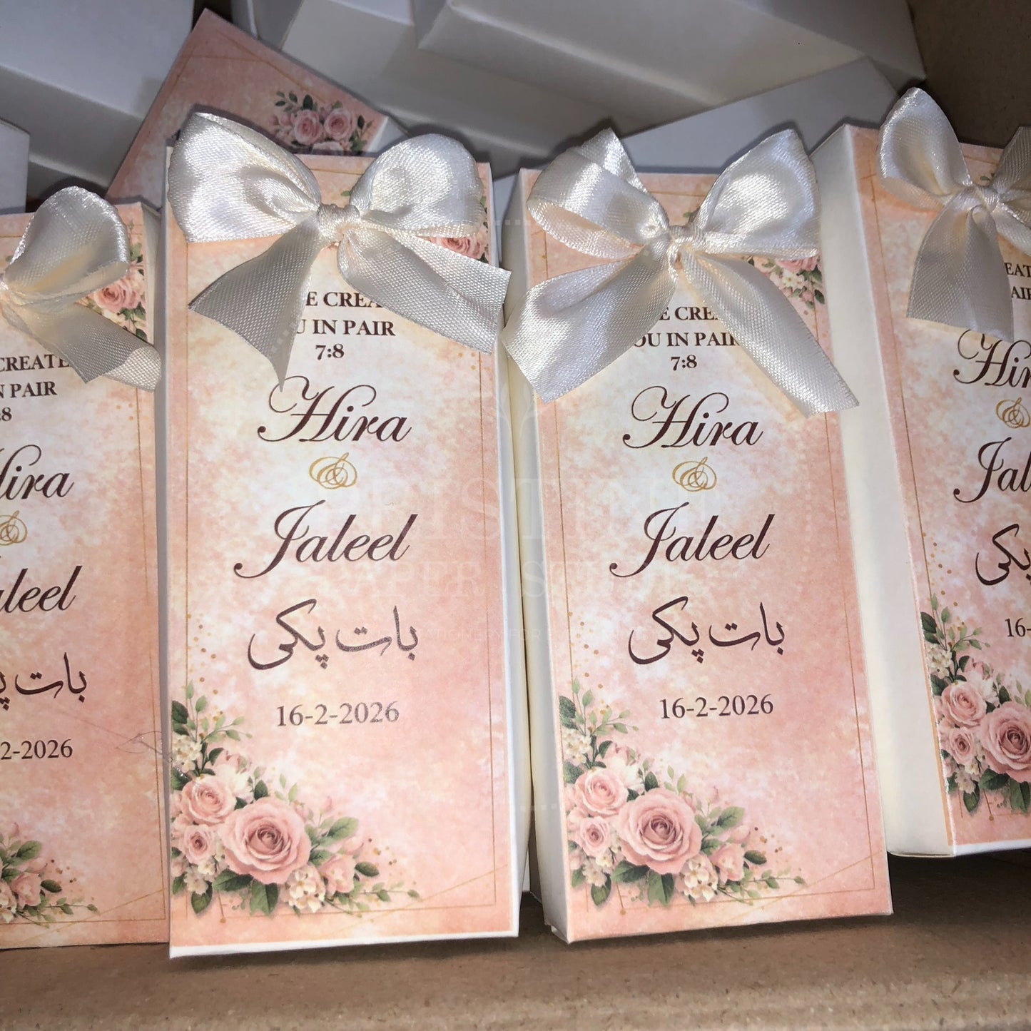 BB 002 — Personalized Baat Pakki Box Wedding Favor