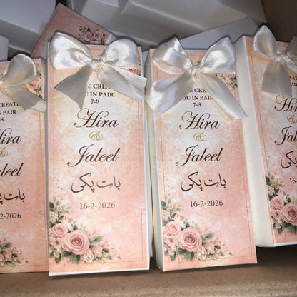 BB 002 — Personalized Baat Pakki Box Wedding Favor