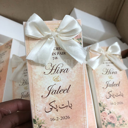 BB 002 — Personalized Baat Pakki Box Wedding Favor