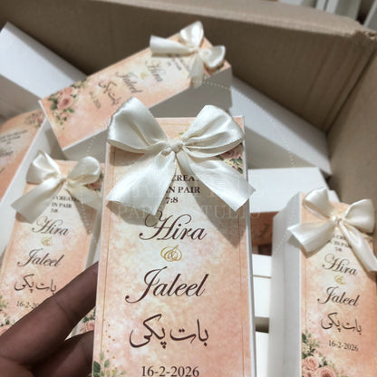 BB 002 — Personalized Baat Pakki Box Wedding Favor